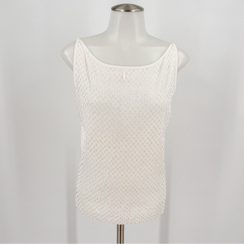 Michelle Nicole Sleeveless Sweater top with beading